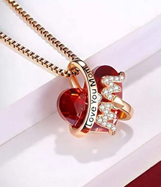 LOVE YOU MOM NECKLACE