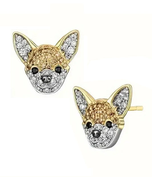 PET LOVERS THEME DOG EARRING - CHIHUAHUA